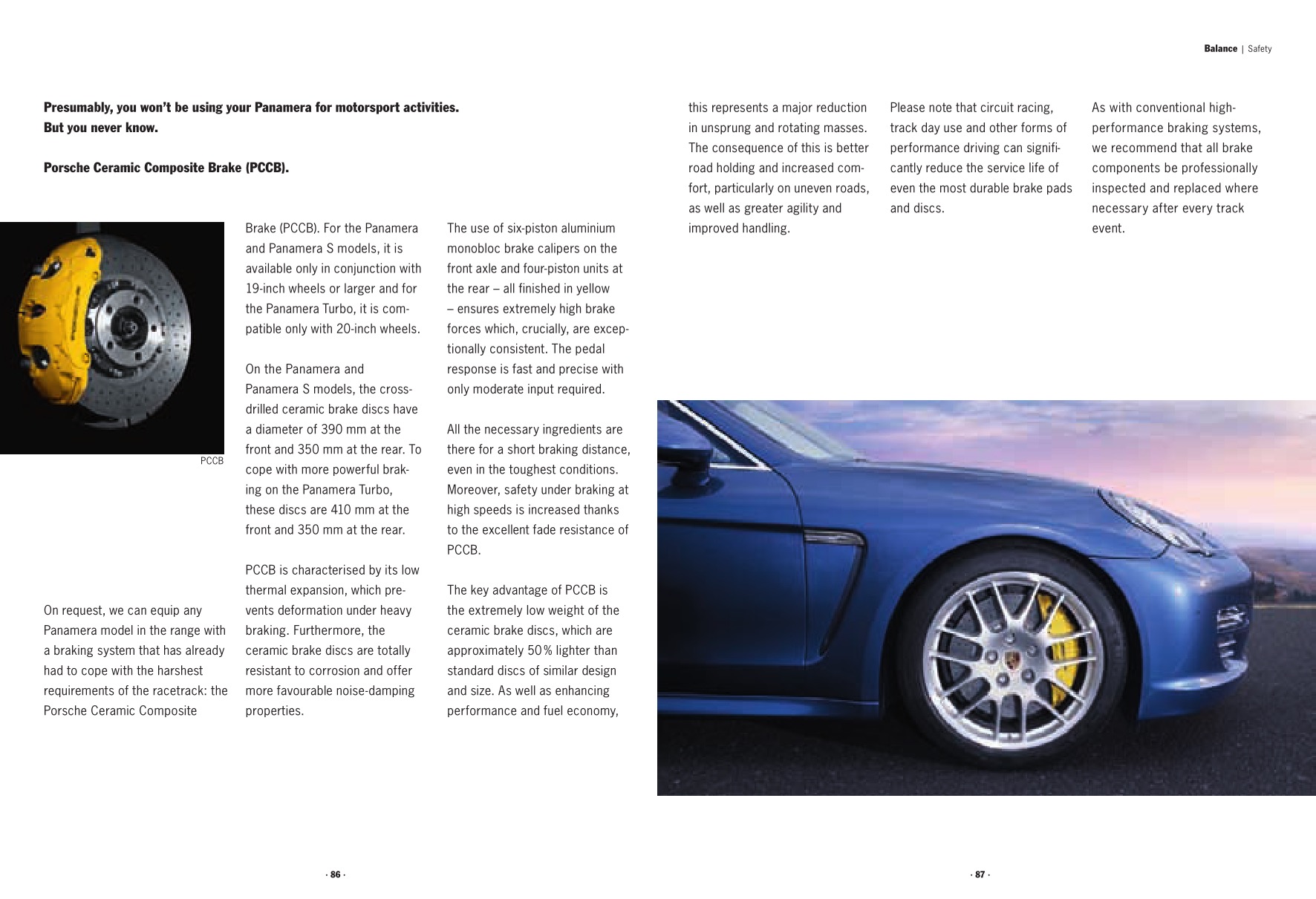 2010 Porsche Panamera Brochure Page 36